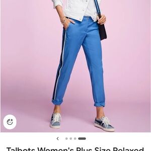Talbots Women's Vibrant Blue Joggers